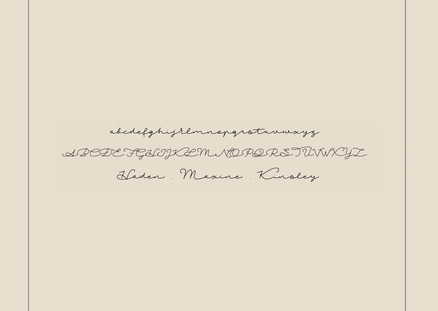 Minimal Name Necklace