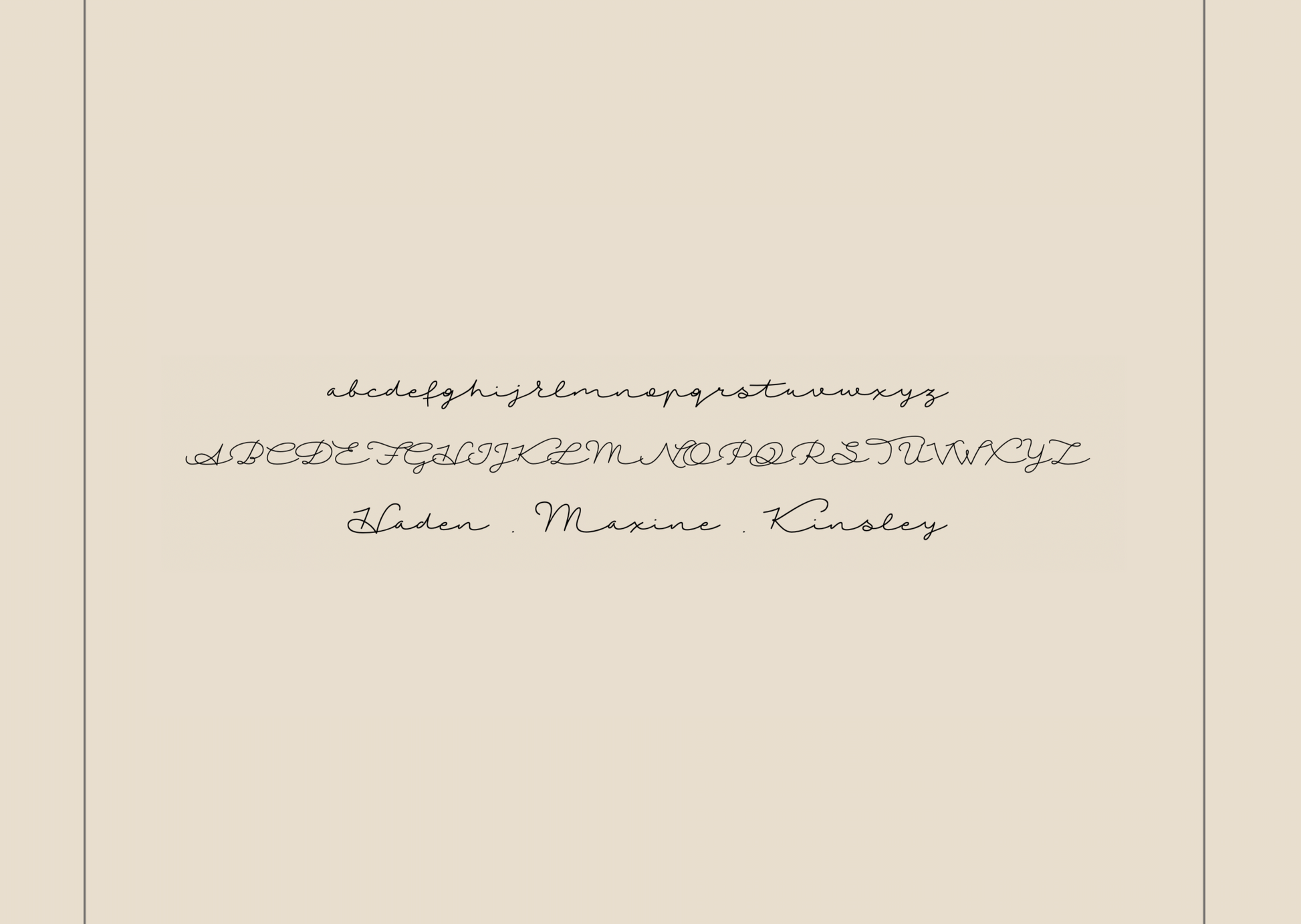 Minimal Name Necklace
