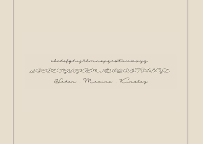 Minimal Name Necklace