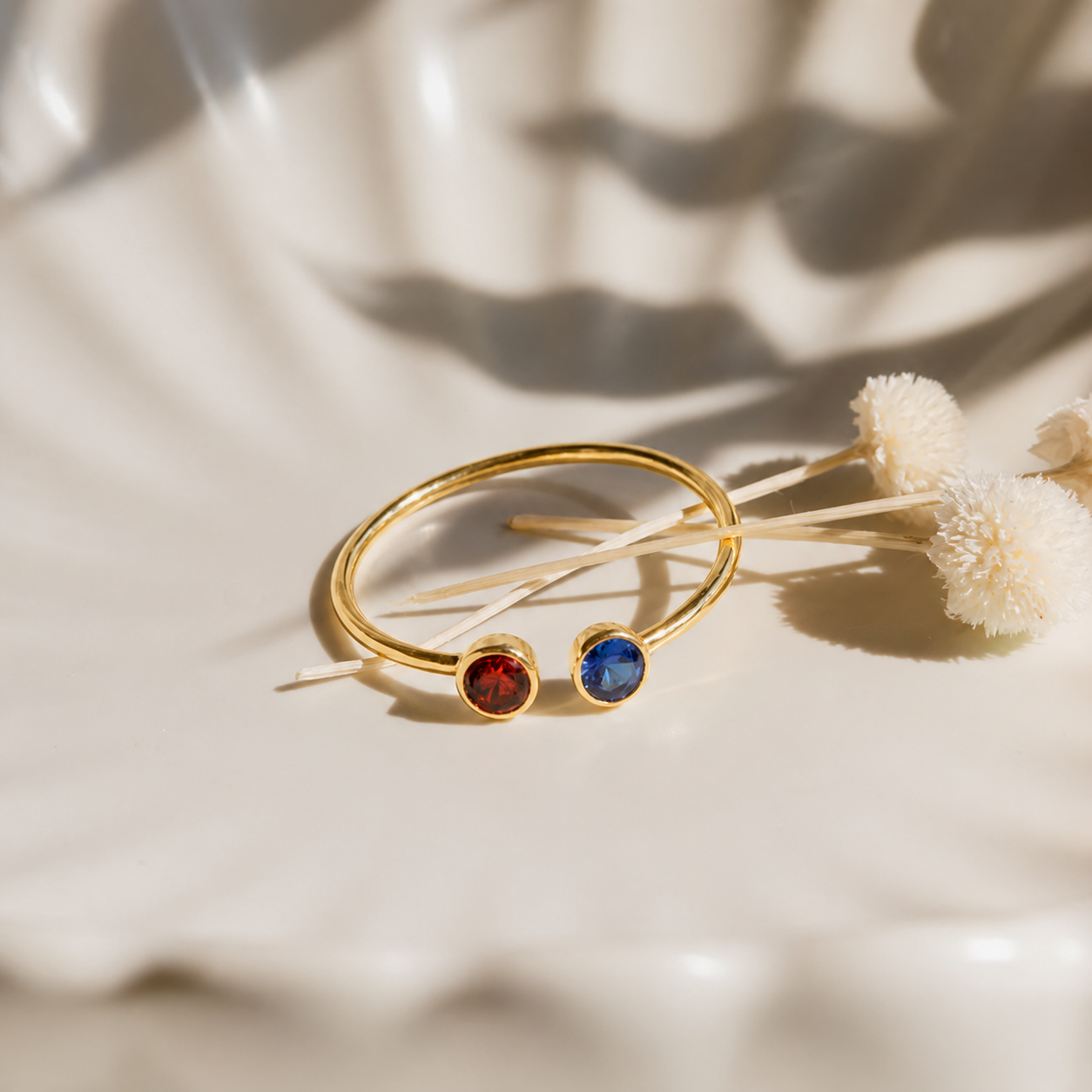 Dual Birthstone Ring