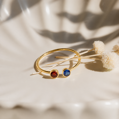 Dual Birthstone Ring
