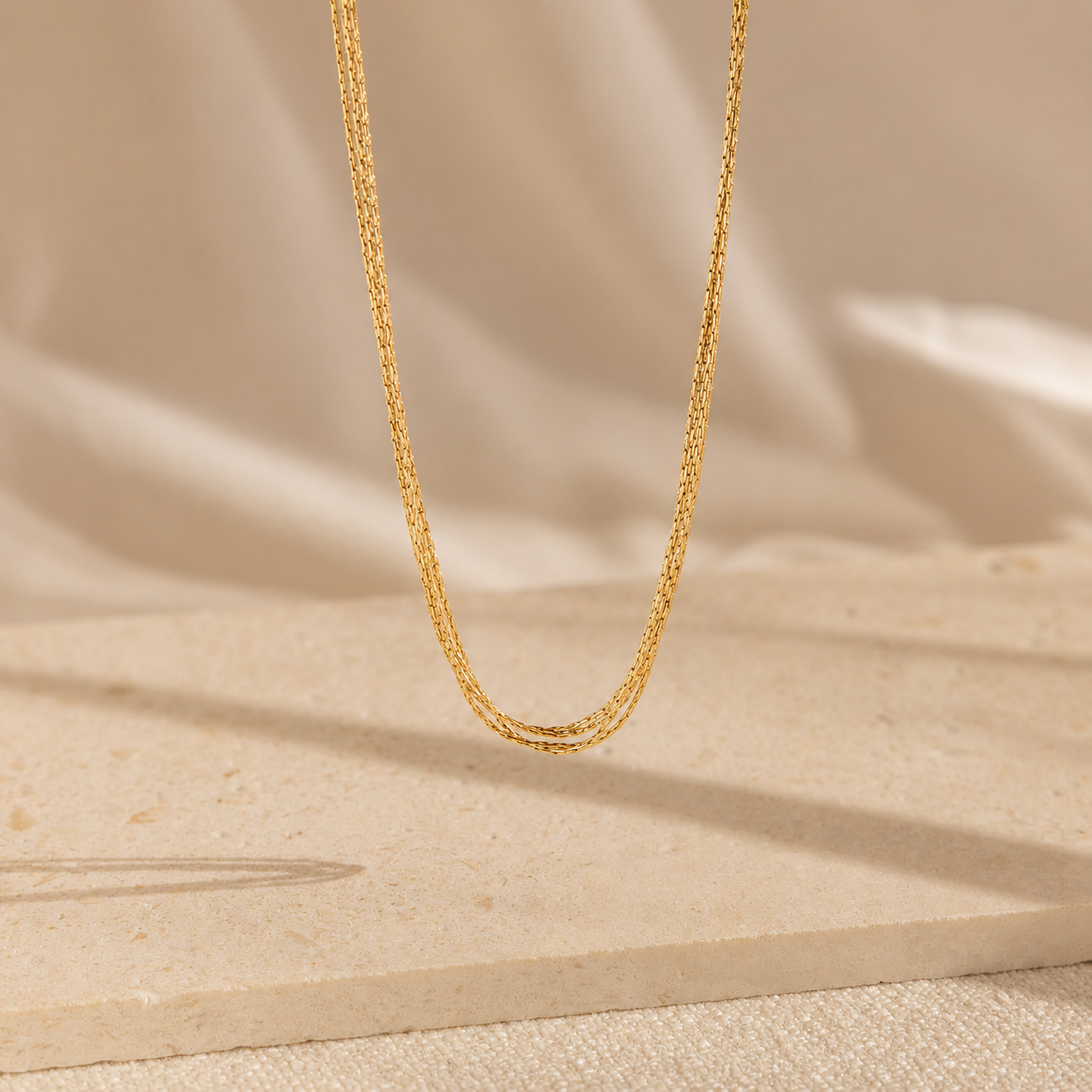 Multi Strand Chain Necklace