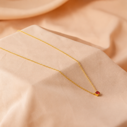 Embrace Meaningful Simplicity with Dainty Birthstone Necklaces