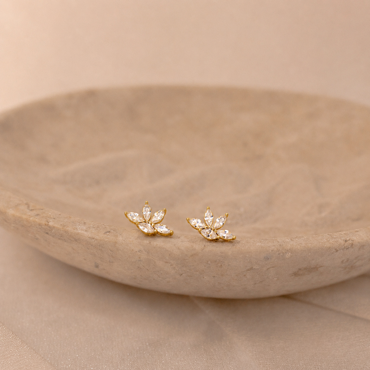Marquise Diamond Studs