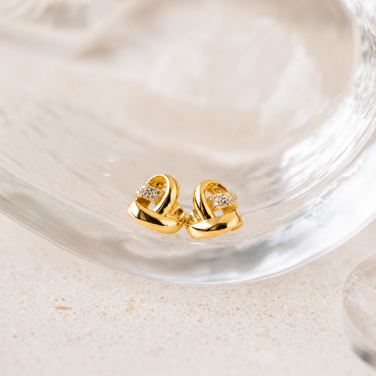 Heart Knot Studs