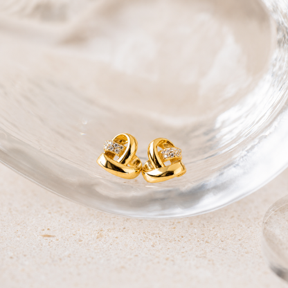 Heart Knot Studs