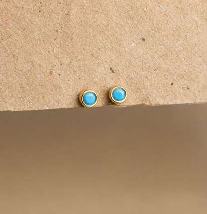 Ariel Turquoise Stud Earrings