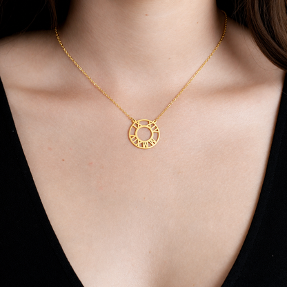 Roman Numerals Necklace