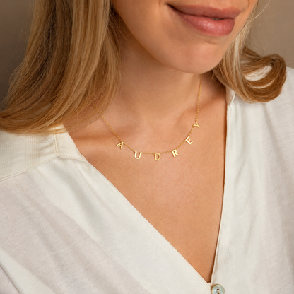 Dainty Personalized Letter Necklace