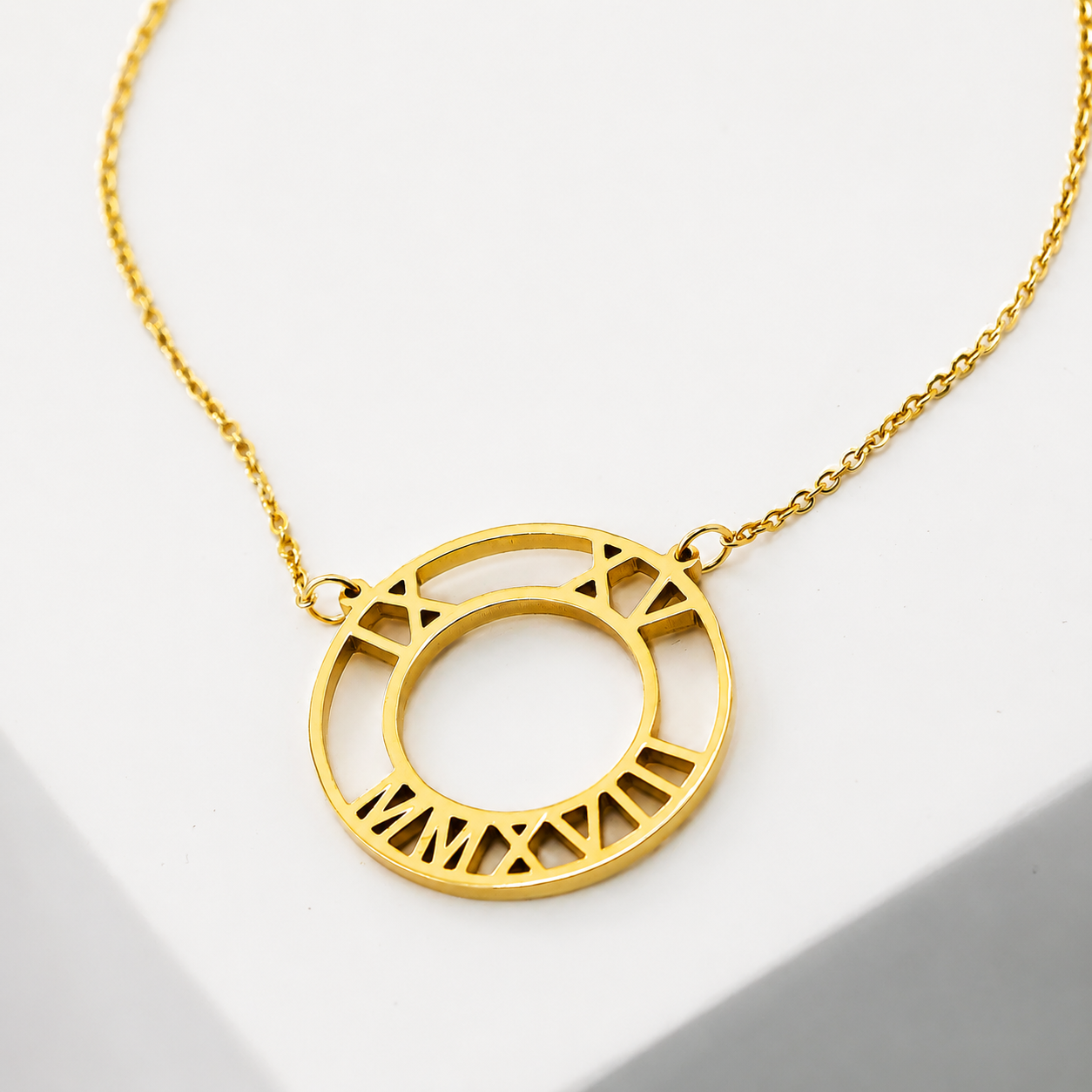 Roman Numerals Necklace
