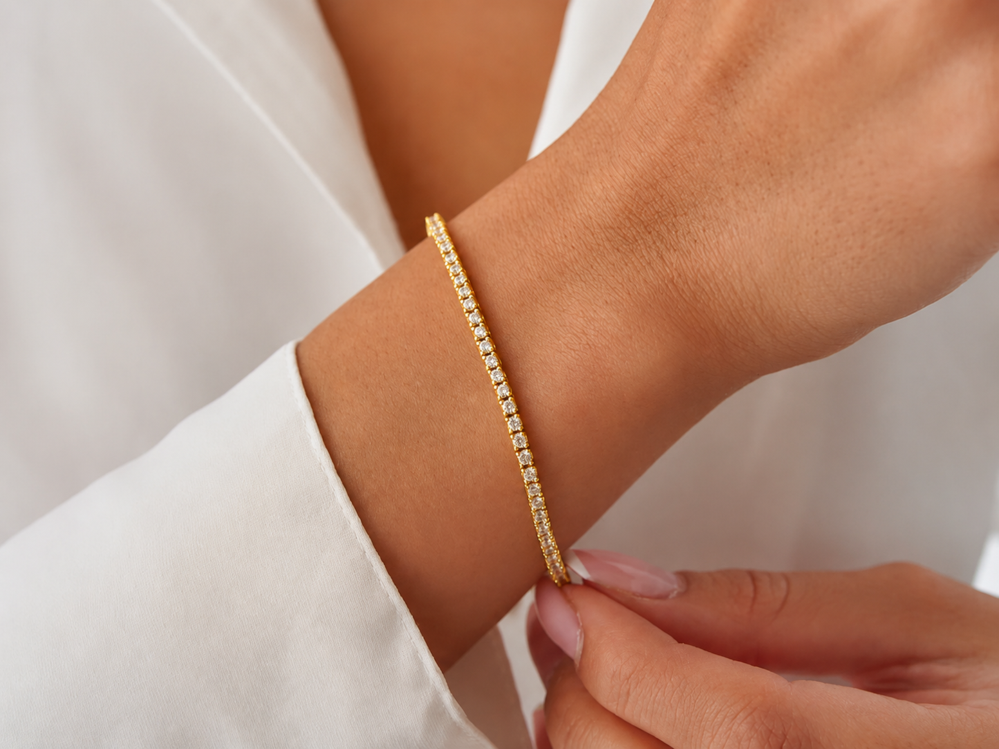 Classic Diamond Tennis Bracelet