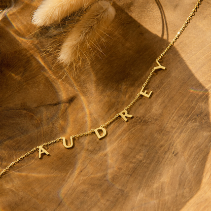 Dainty Personalized Letter Necklace