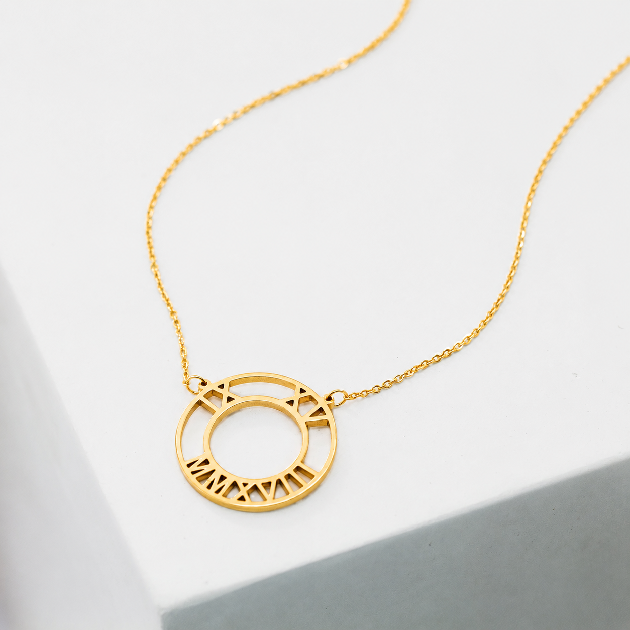Roman Numerals Necklace