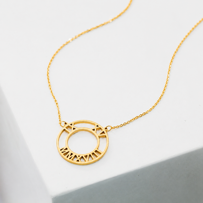 Roman Numerals Necklace