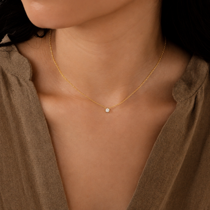 Dainty Diamond Necklace