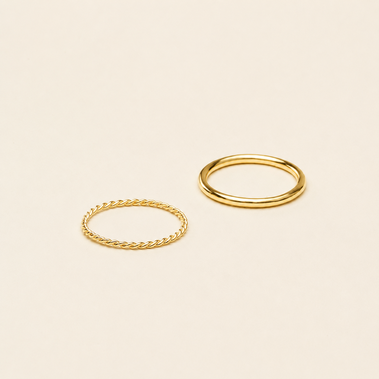 Minimalist Stacking Ring Set