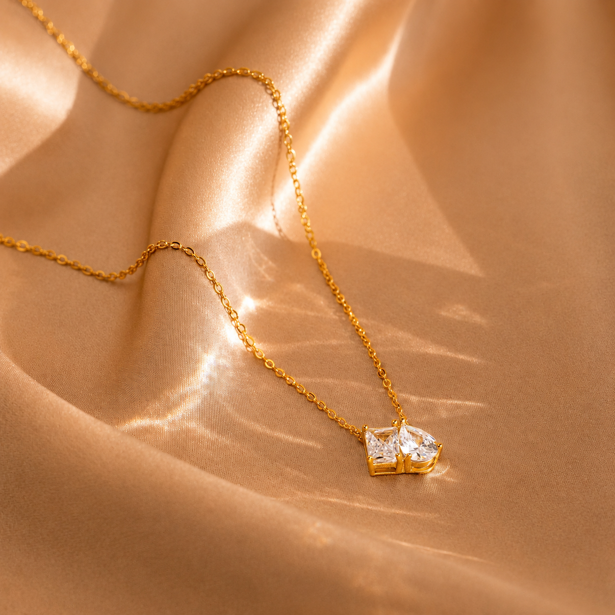 Toi et Moi Diamond Necklace