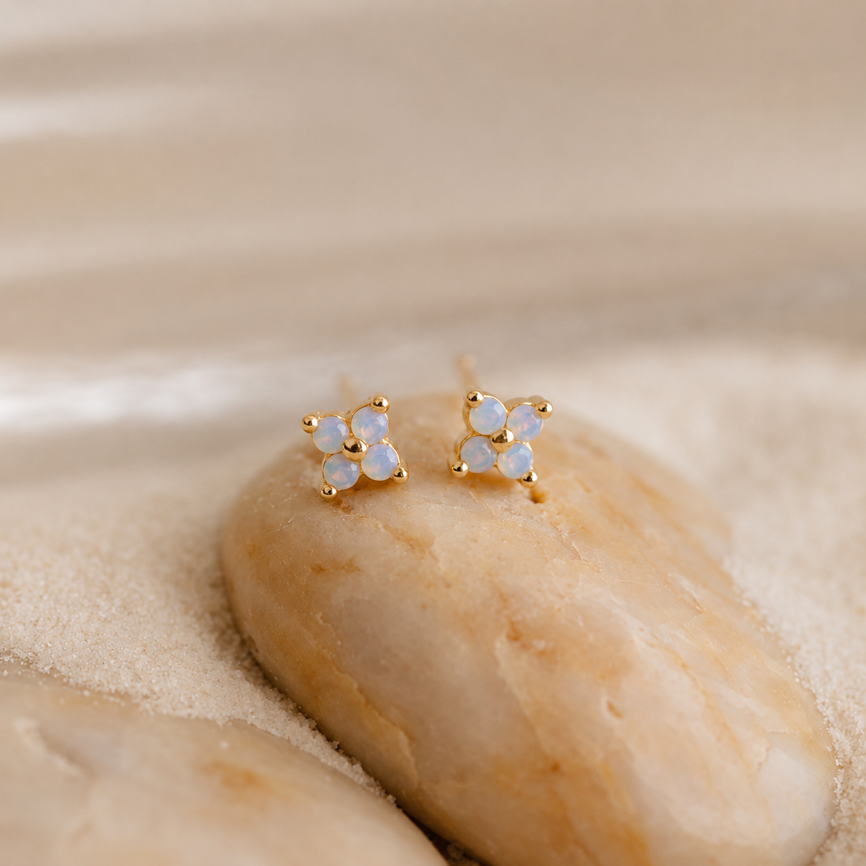 Ivy Flower Studs