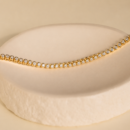 Diamond Bezel Tennis Bracelet