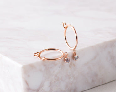 Birthstone Huggies
