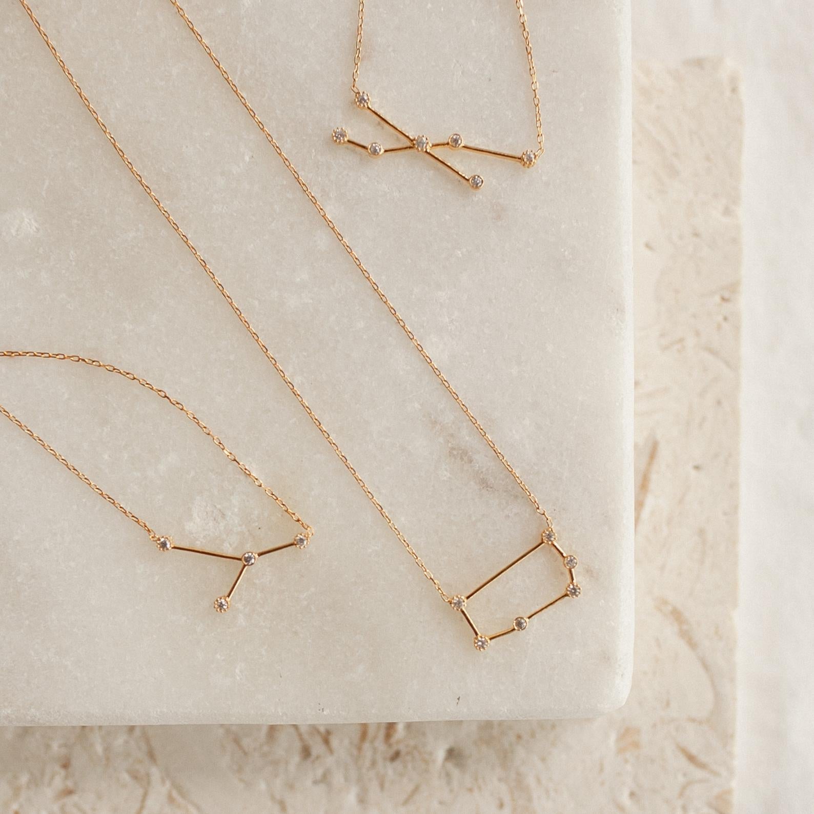 Sparkle Under the Stars: Constellation Crystal Necklace