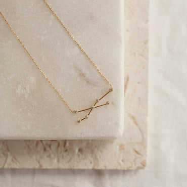 Sparkle Under the Stars: Constellation Crystal Necklace