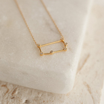 Sparkle Under the Stars: Constellation Crystal Necklace