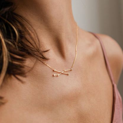 Sparkle Under the Stars: Constellation Crystal Necklace