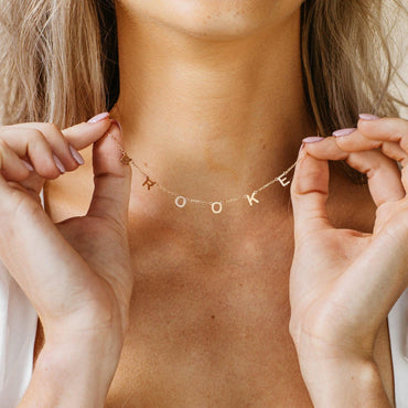 Effortless Sophistication: Alice Letter Name Necklace