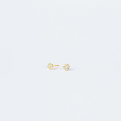 Pave Round Studs
