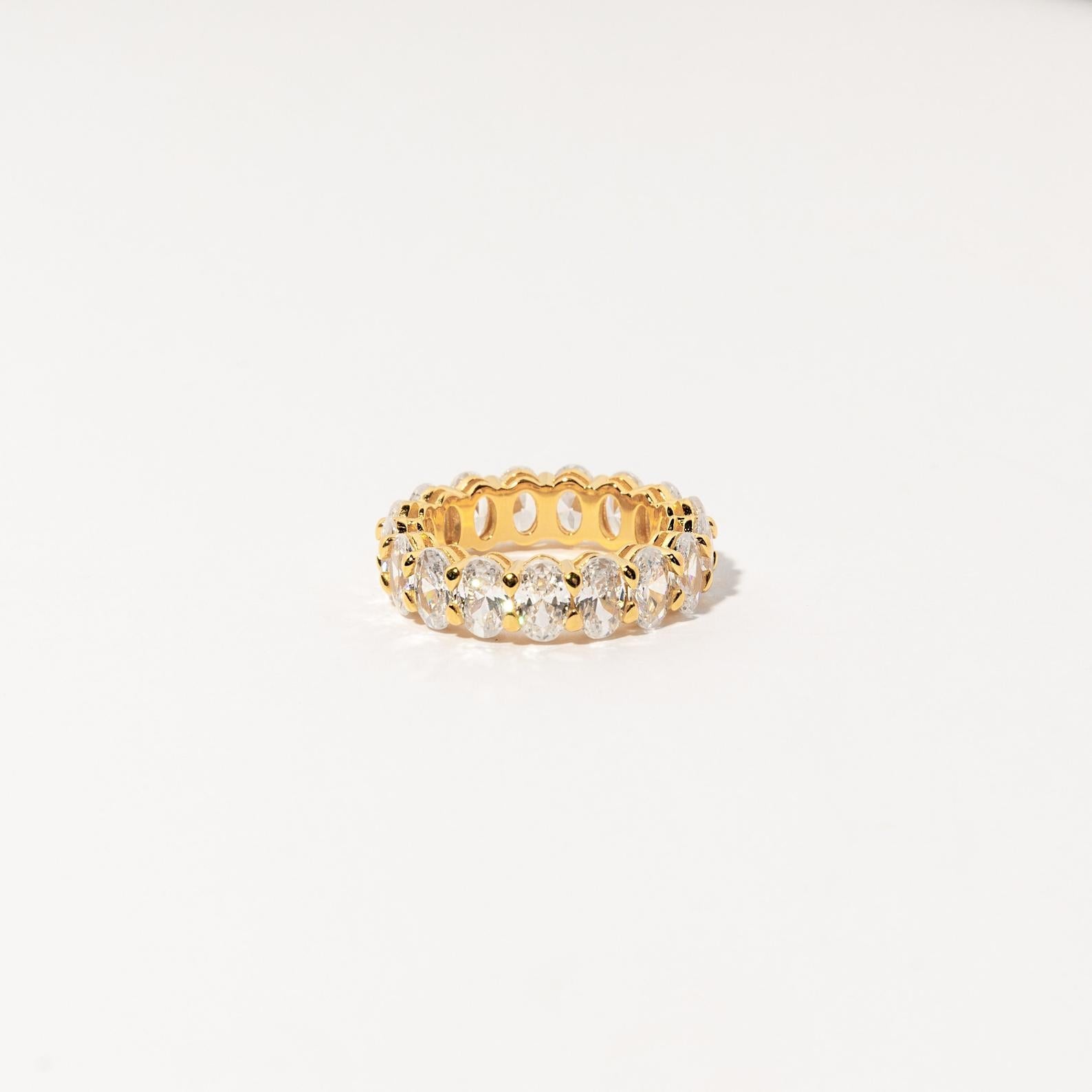 Eternal Radiance: Alannah Oval Diamond Ring