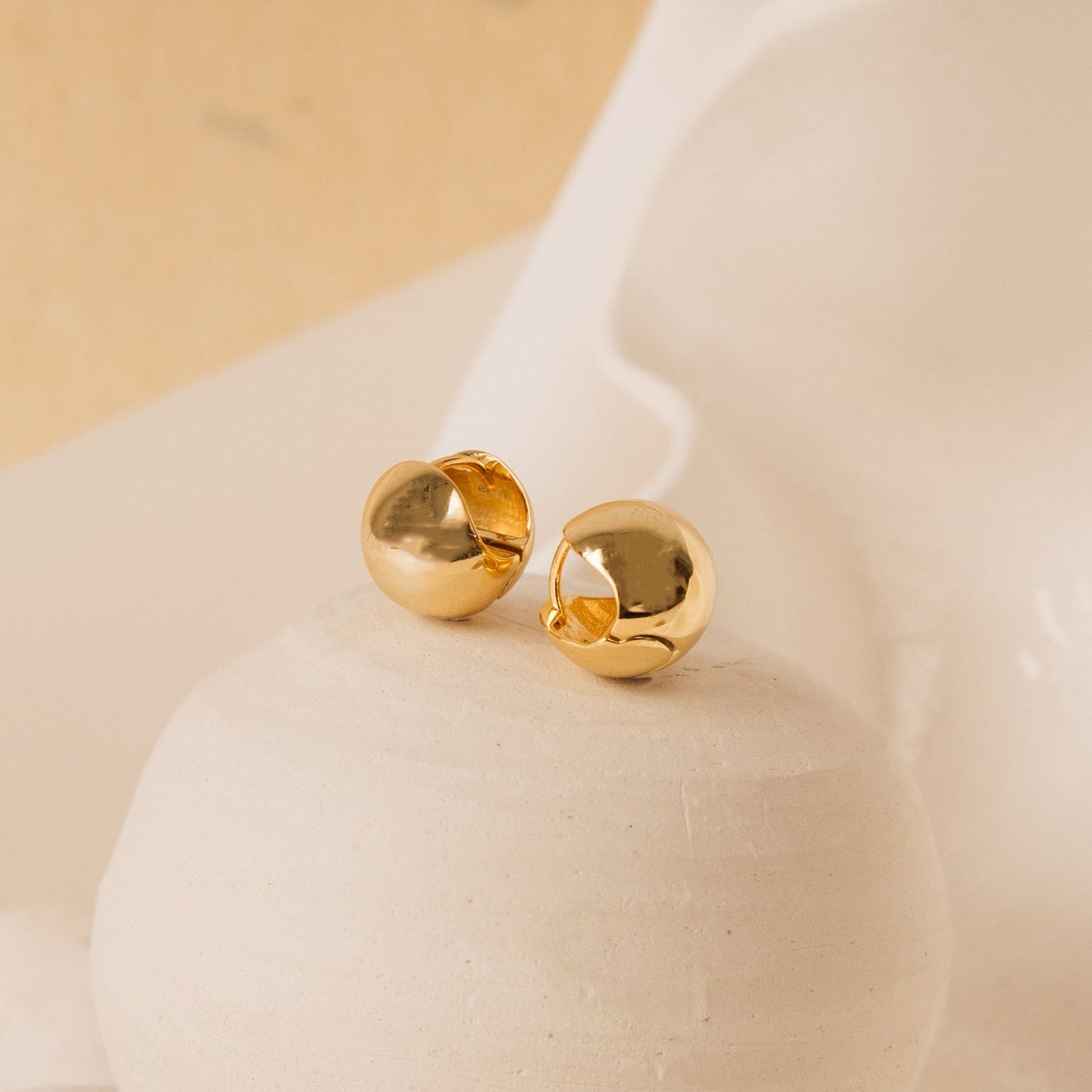 Embrace Retro Glamour: Introducing Our Chunky Ball Hoops