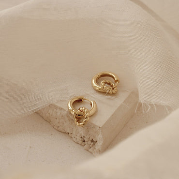 Channel Mediterranean Vibes with Our Claire Duo Hoops