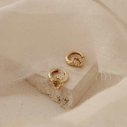Channel Mediterranean Vibes with Our Claire Duo Hoops