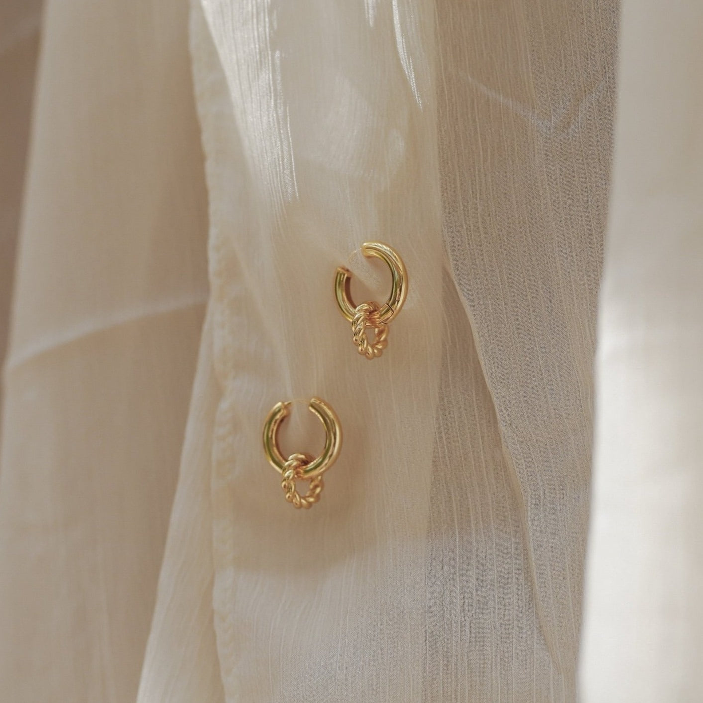 Channel Mediterranean Vibes with Our Claire Duo Hoops
