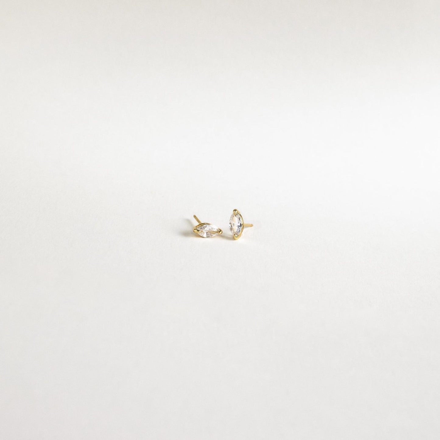 Eternal Elegance: Classic Marquise Diamond Stud Earrings