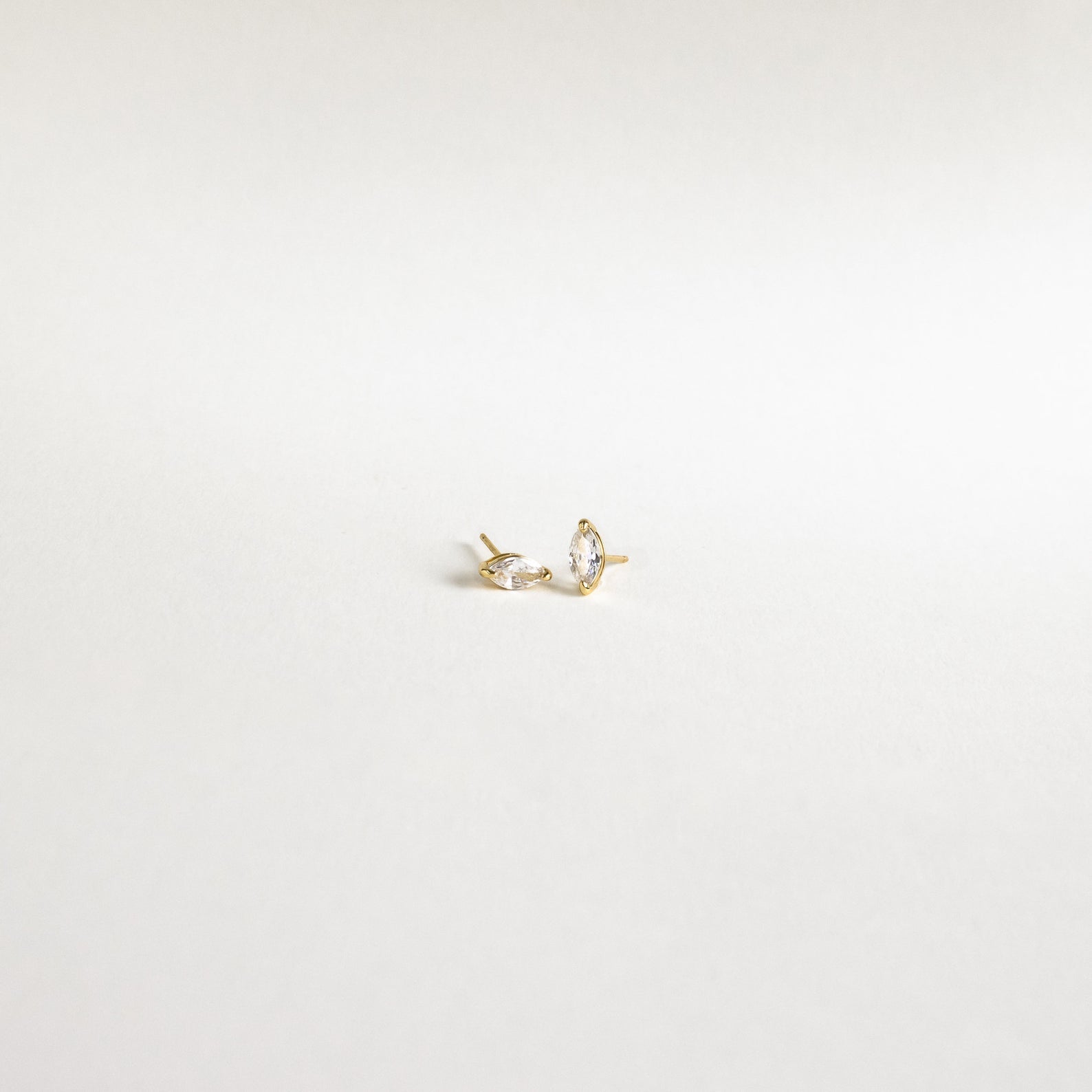 Eternal Elegance: Classic Marquise Diamond Stud Earrings