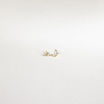 Eternal Elegance: Classic Marquise Diamond Stud Earrings