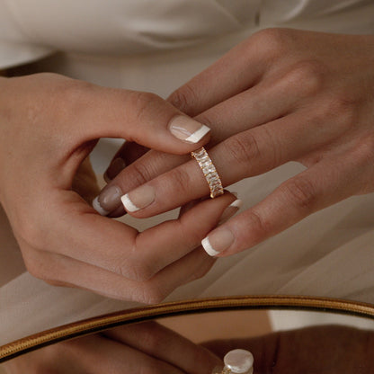 Unleash Your Inner Glamour: Colette Baguette Diamond Eternity Ring