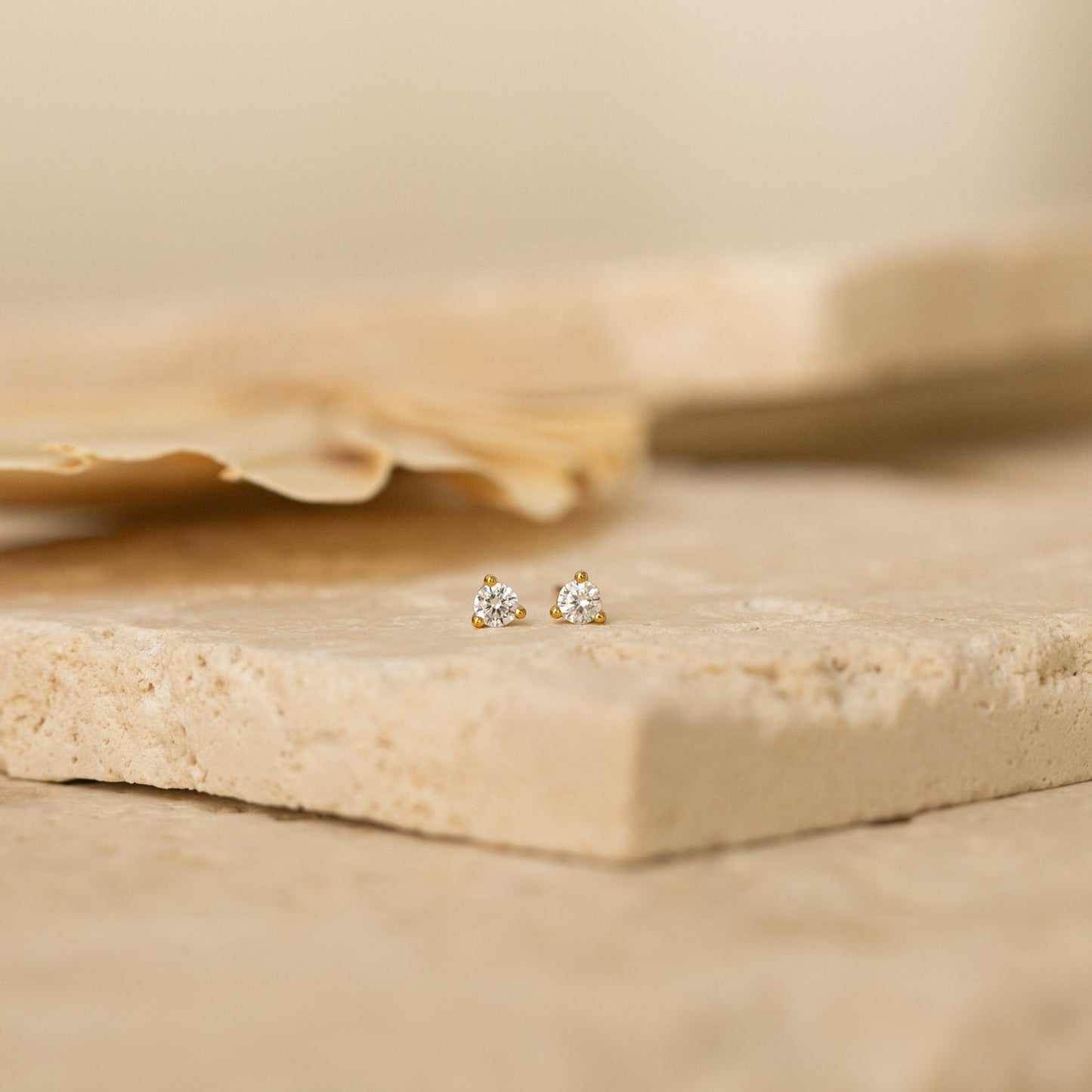 Elena Diamond Studs: Timeless Elegance