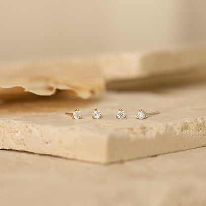Elena Diamond Studs: Timeless Elegance
