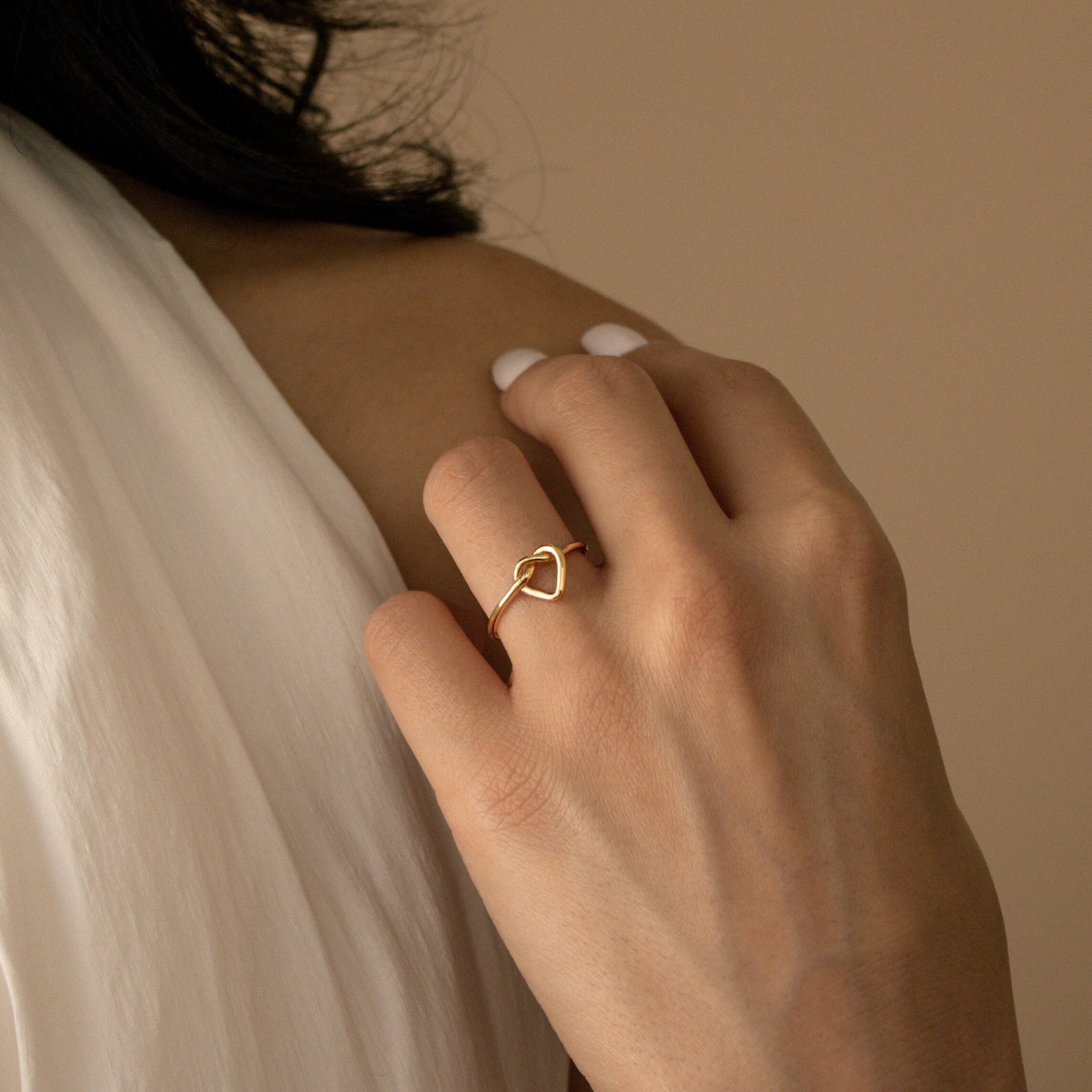 Express Your Everlasting Love with the Love Heart Knot Ring