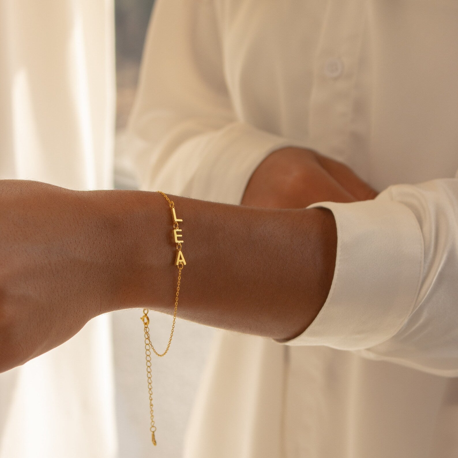Personalized Chic: Custom Letter Bracelet