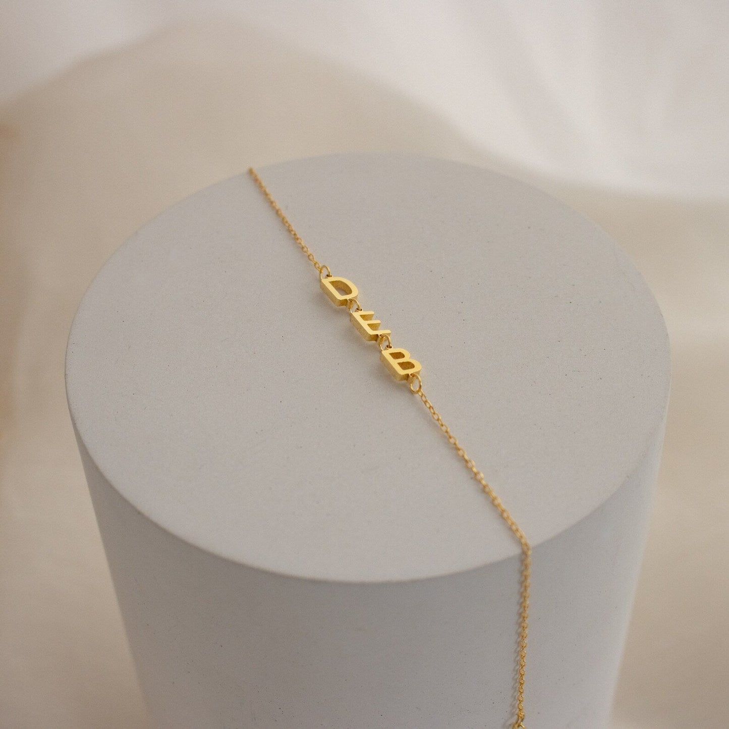 Personalized Chic: Custom Letter Bracelet