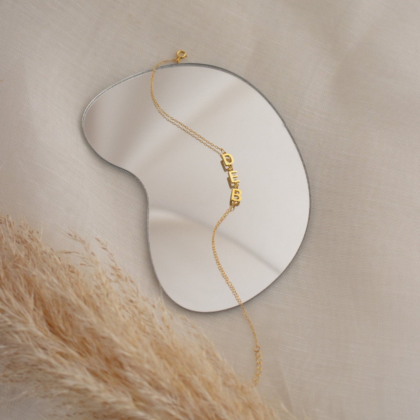 Personalized Chic: Custom Letter Bracelet