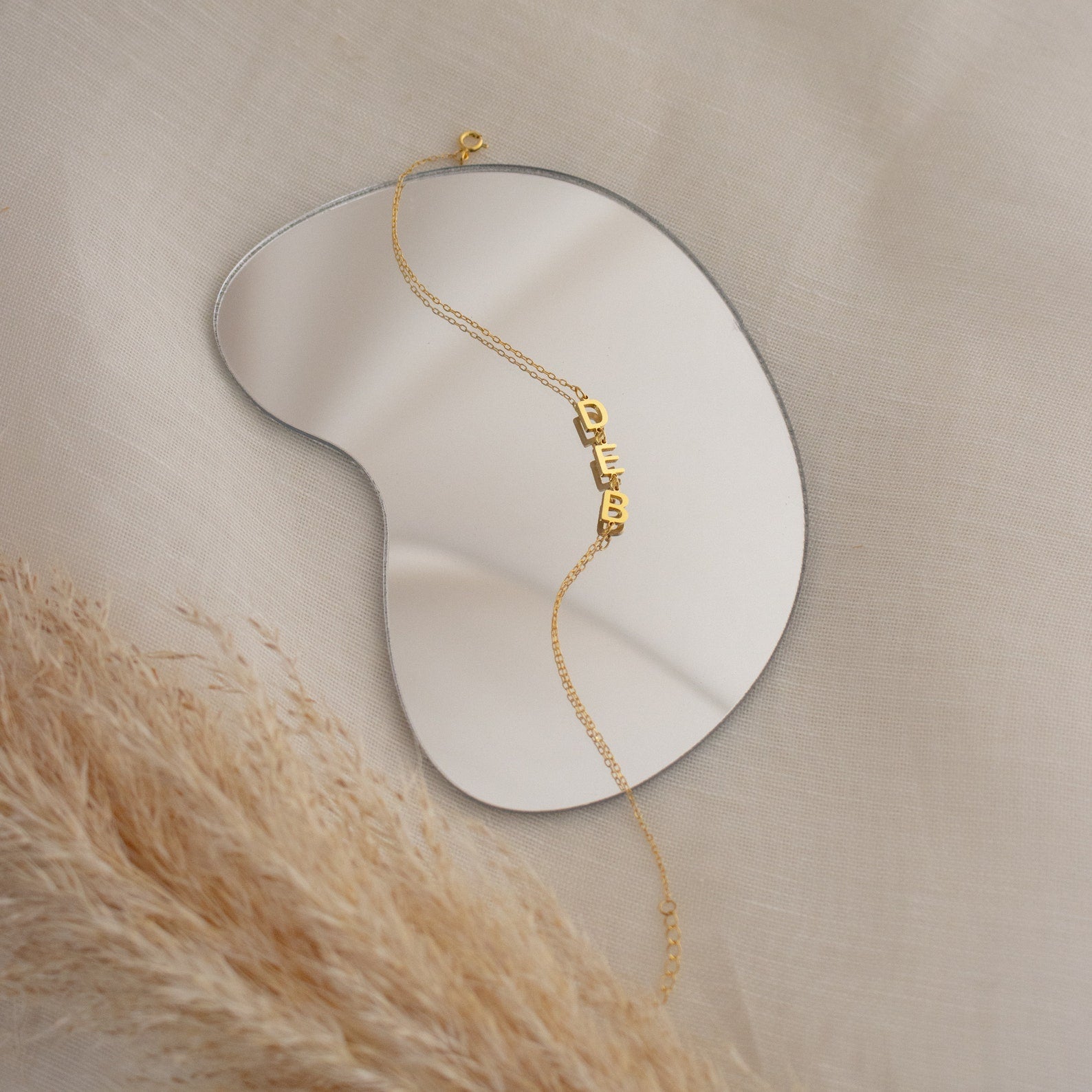 Personalized Chic: Custom Letter Bracelet