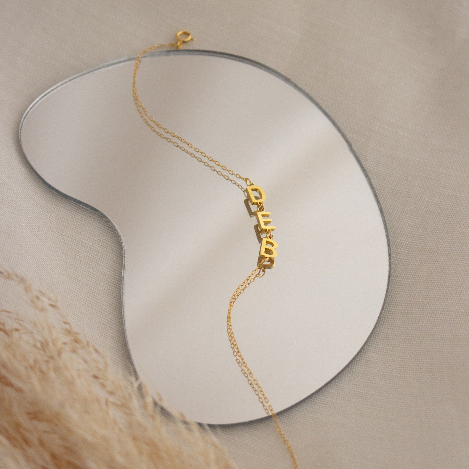 Personalized Chic: Custom Letter Bracelet