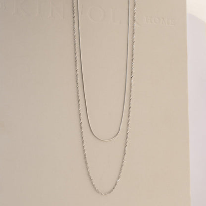 Monet Duo Chain Sterling Silver