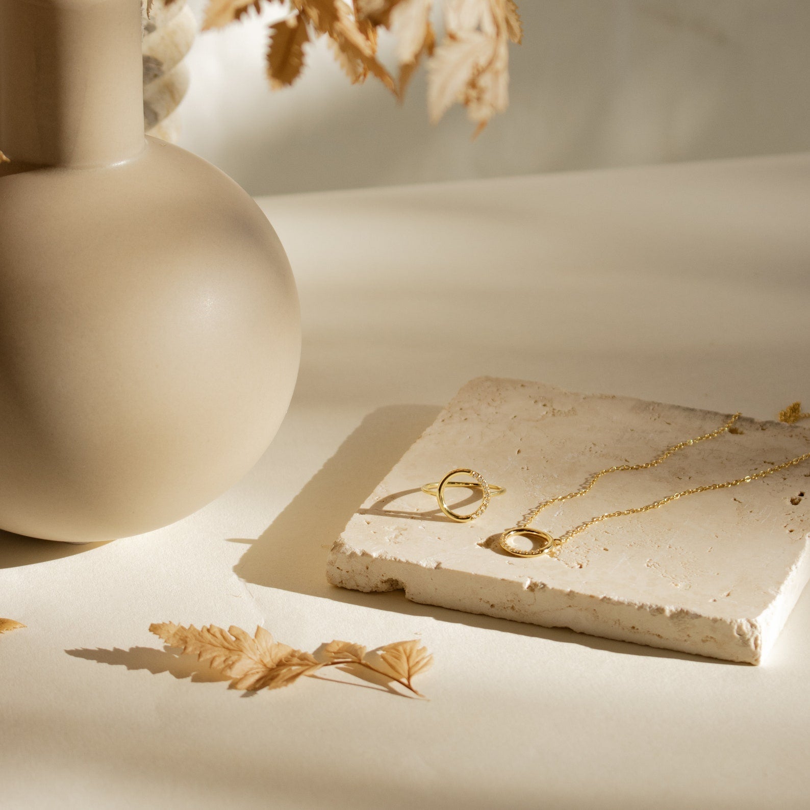 Radiant Simplicity: The Pave Open Circle Ring