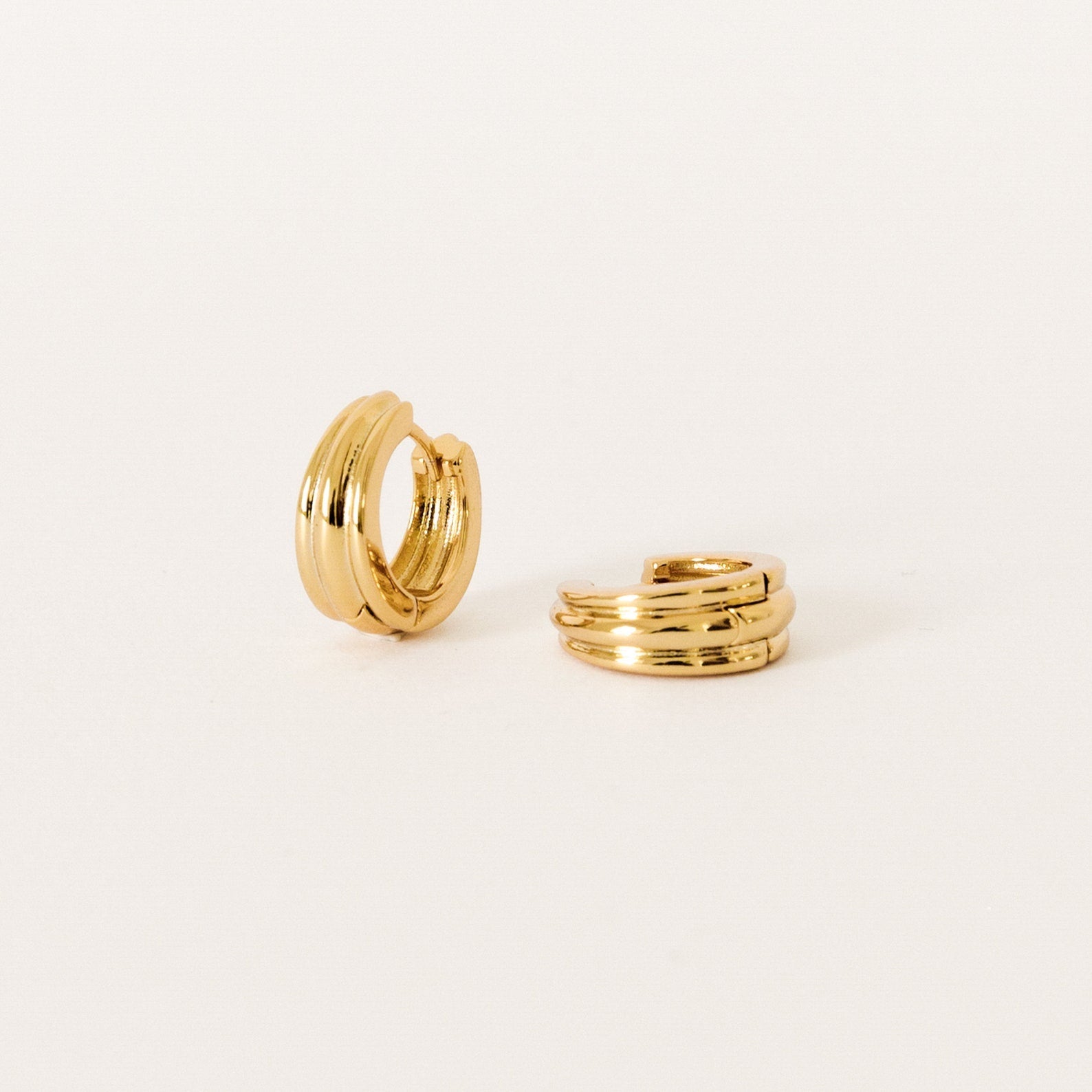 Effortless Chic: Canal Chunky Hoops